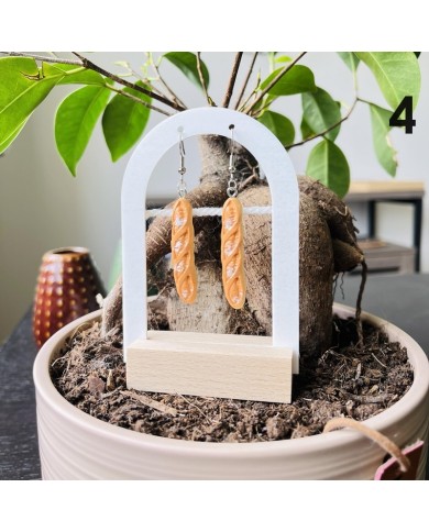 Boucles d'oreilles Boulangerie (Fait Main)