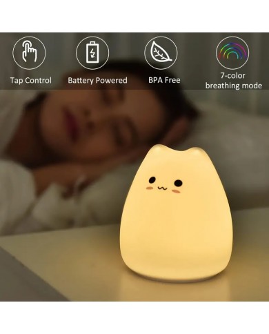 Veilleuse Squishy Chat