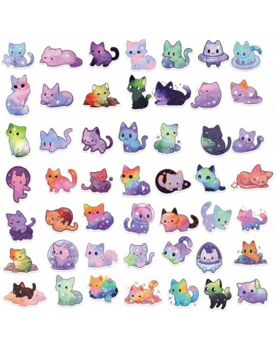 Autocollants Chat Cosmos (50pcs)