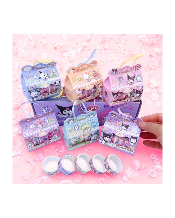 Boîte de 5 Washi Tapes Sanrio