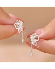 Boucles d'Oreilles Papillons (Tige en Argent 925)