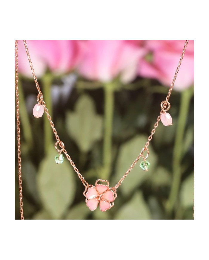 Collier Sakura & Perles