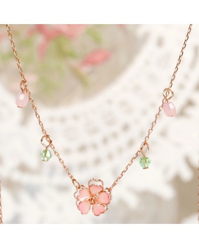 Collier Sakura & Perles
