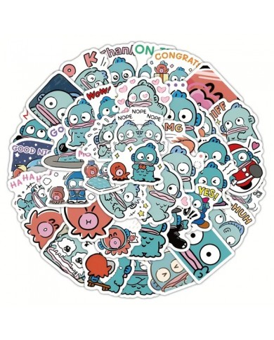 6 Planches d'Autocollants Hangyodon (60pcs)