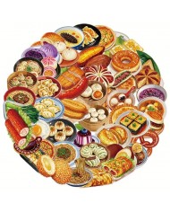 Autocollants Petit-Dej Asiatique (50pcs)