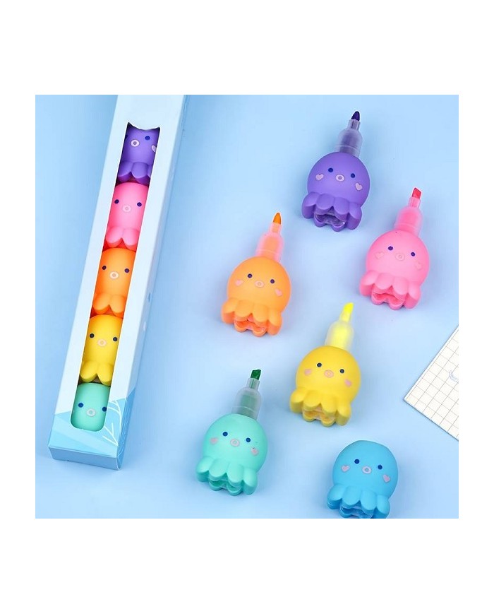 Surligneurs Empilables Octopus