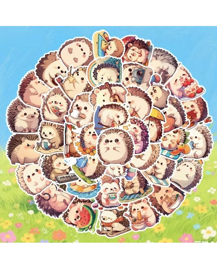 Autocollants Hérisson (55pcs)