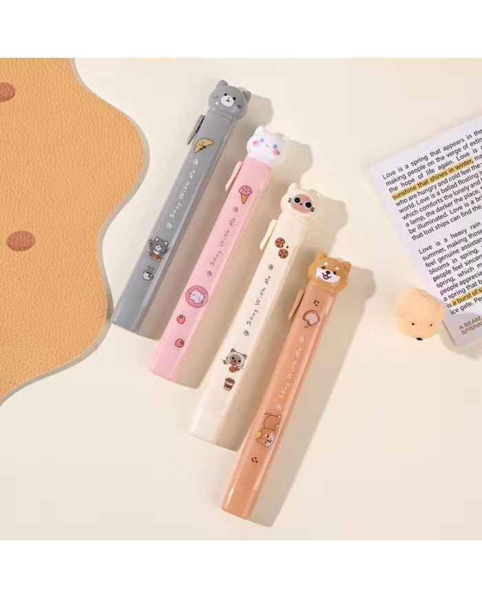 Gommes Poussoir Kawaii Animaux