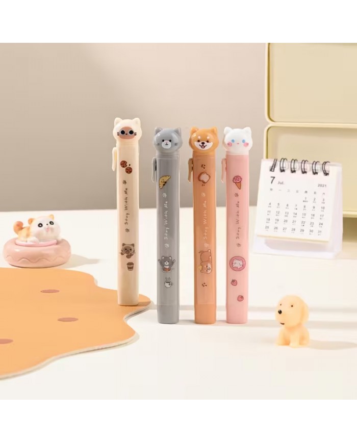 Gommes Poussoir Kawaii Animaux