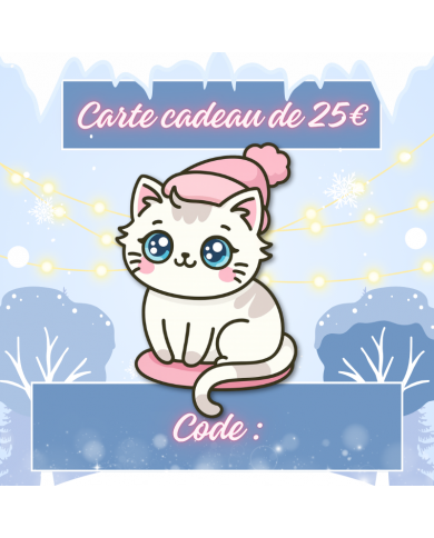 E-CARTE CADEAU 25€