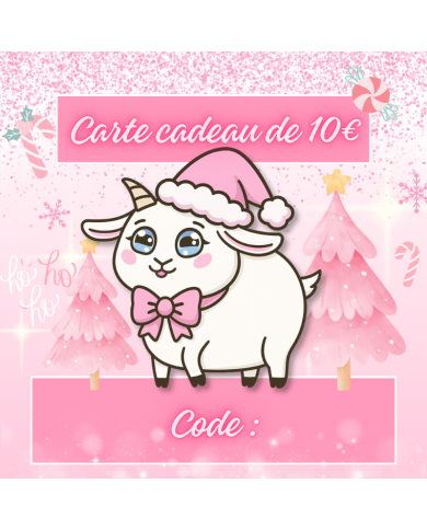 E-CARTE CADEAU 10€