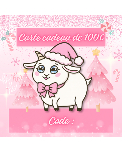 E-CARTE CADEAU 100€