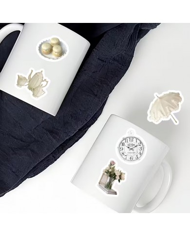 Autocollants Blancs (46pcs)