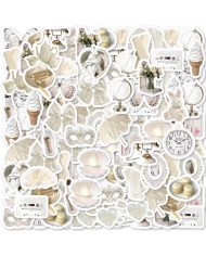 Autocollants Blancs (46pcs)
