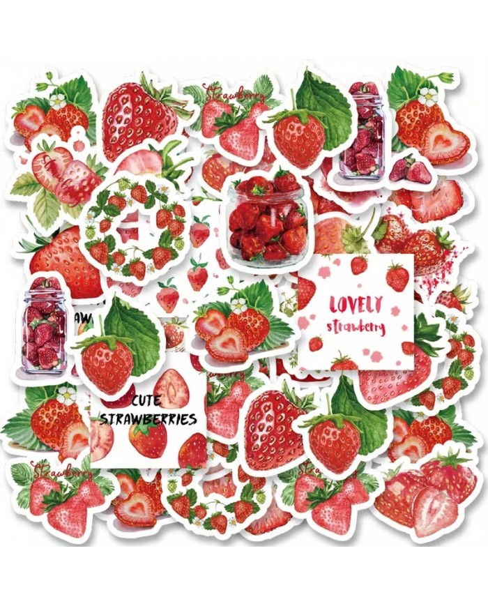 Autocollants Fraises (46pcs)