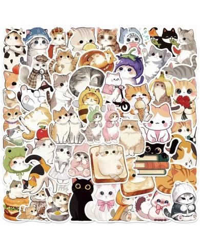 Autocollants Kawaii Cats (50pcs)