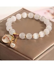 Bracelet Chat & Perles