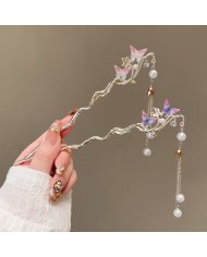 Broche à Chignon Papillon