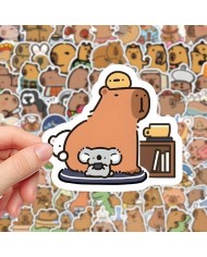 Autocollants Capybara (60pcs)
