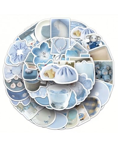 Autocollants Blue Vibes (50pcs)