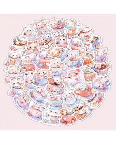Planches d'Autocollants Tea Time (55pcs)