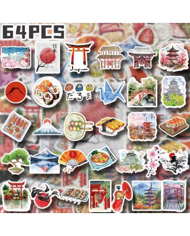 Autocollants Japon Traditionnel (64pcs)