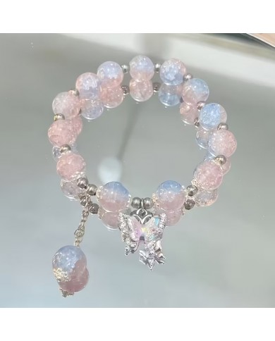 Bracelet Papillon & Perles