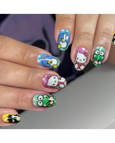 Faux ongles Sanrio (Press-on nails) – 24 pièces