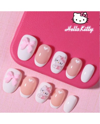 Faux ongles Hello Kitty (Press-on nails) – 24 pièces