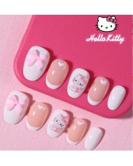 Faux ongles Hello Kitty (Press-on nails) – 24 pièces