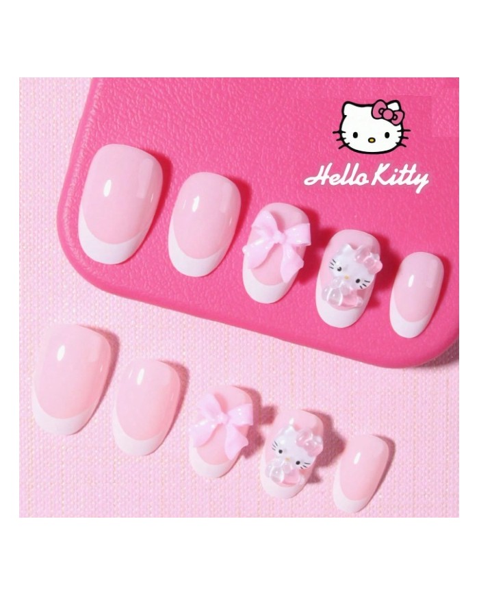 Faux ongles Hello Kitty (Press-on nails) – 24 pièces
