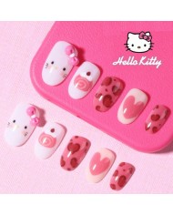 Faux ongles Hello Kitty (Press-on nails) – 24 pièces