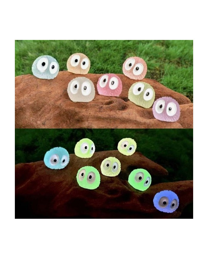 Lot de 10 Figurines Fluorescentes - Noiraudes