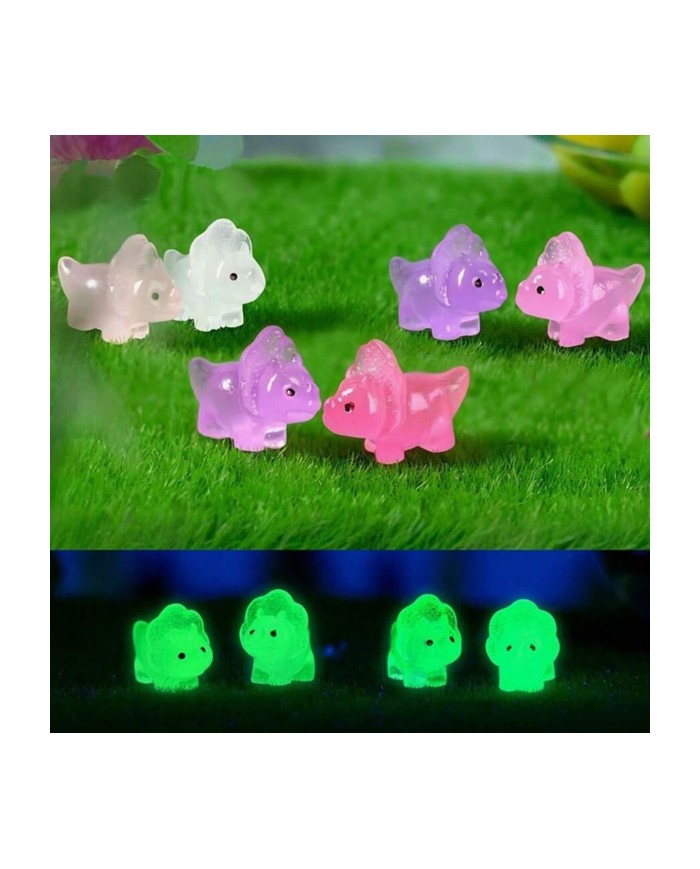 Lot de 2 Figurines Fluorescentes - Dinosaures