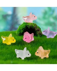 Lot de 2 Figurines Fluorescentes - Dinosaures