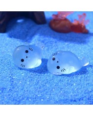 Lot de 2 Figurines Fluorescentes - Phoques