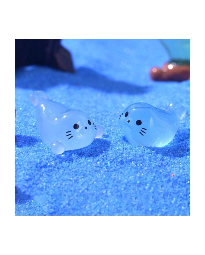 Lot de 2 Figurines Fluorescentes - Phoques