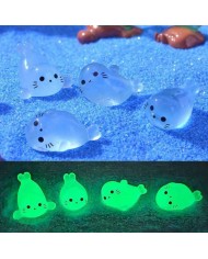 Lot de 2 Figurines Fluorescentes - Phoques