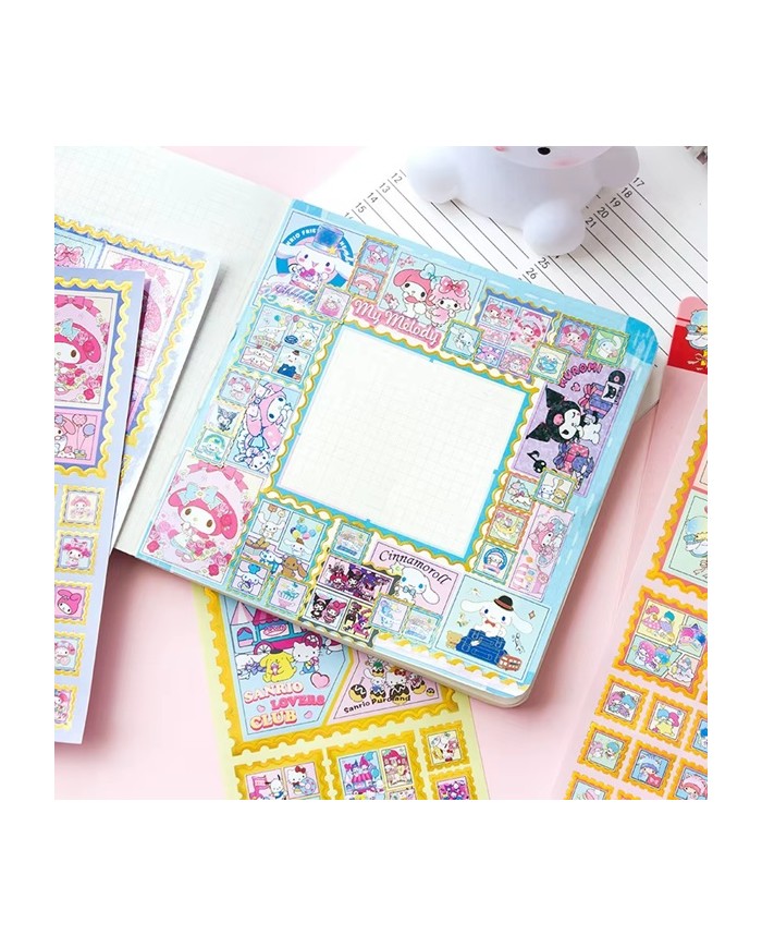 Planches d'Autocollants Holographiques Sanrio