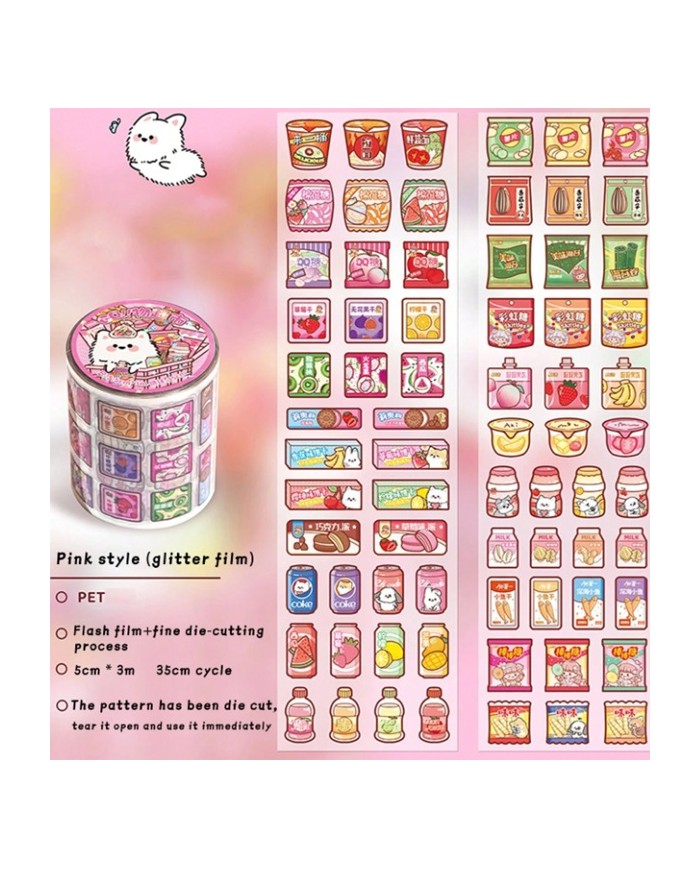 Washi Tape Snacks Kawaii