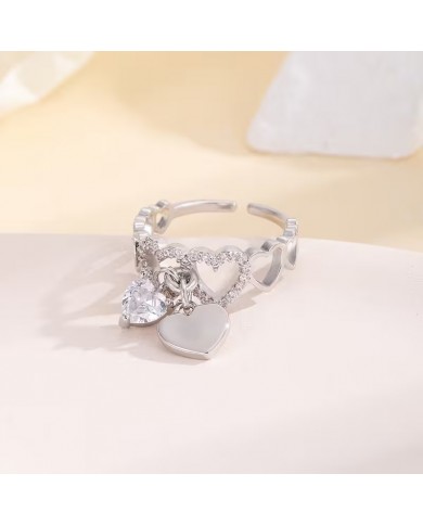 Bague Breloque Cœur