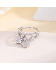 Bague Breloque Cœur