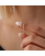 Collier Silhouette Chat