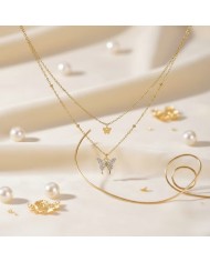 Duo de Colliers Papillons
