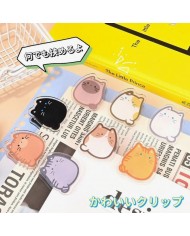 Lot de 2 Clips Chat