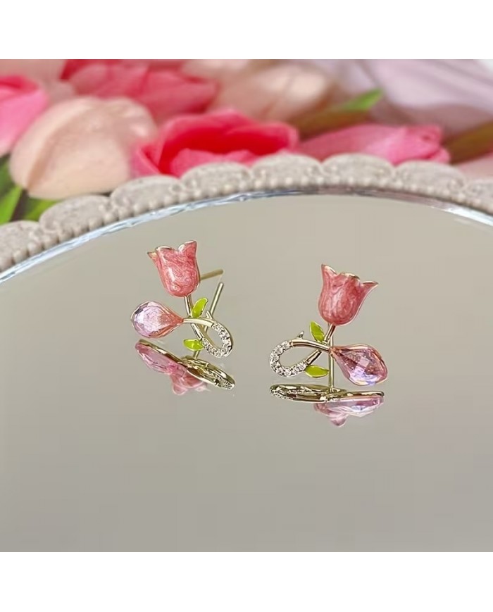 Boucles d'Oreilles Tulipes