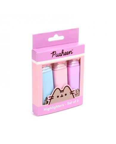 Ensemble de 3 Surligneurs - Pusheen The Cat