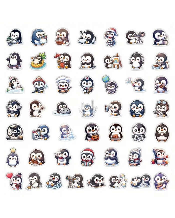 Autocollants Pingouins (50pcs)