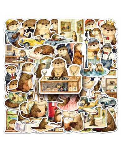 Autocollants Loutres (50pcs)