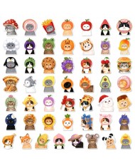Autocollants Chats Déguisés (50pcs)
